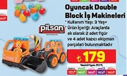 Pilsan Oyuncak Double Block İş Makineleri image