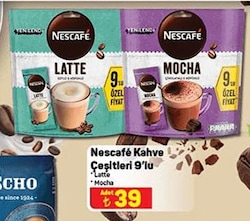 Nescafe Kahve Çeşitleri 9'lu image