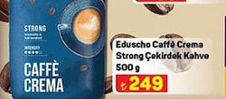Eduscho Caffe Crema Strong Çekirdek Kahve 500 g image