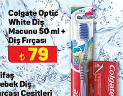 Colgate Optic White Diş Macunu 50 ml+Diş Fırçası image