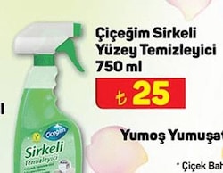 Çiçegim Sirkeli Yüzey Temizleyici 750 ml image
