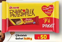 Ülker Çikolatalı Gofret 7x36 g image
