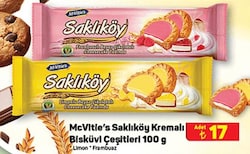Ülker McVitie's Saklıköy Kremalı Bisküvi Çeşitleri 100 g image