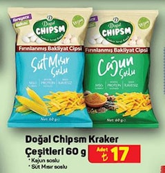 Doğal Chipsm Kraker Çeşitleri 60 g image