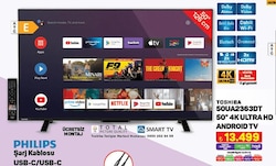 Toshiba 50UA2363DT 50 inç 126 cm 4K Ultra HD Android Tv image