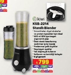 Kiwi KSB-2214 Standlı Blender image