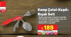 Orcamp Kamp Çatal-Kaşık Bıçak Seti image