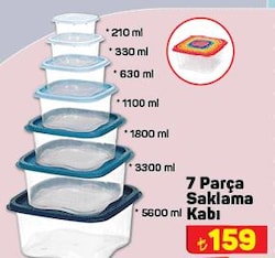 7 Parça Saklama Kabı image