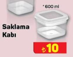 Saklama Kabı 600 ml image