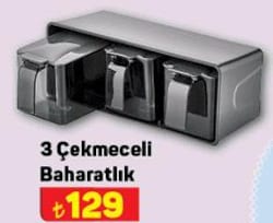 3 Çekmeceli Baharatlık image