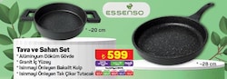 Essenso Tava ve Sahan Set 20+28 cm image