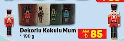Rakle Dekorlu Kokulu Mum 190 g image