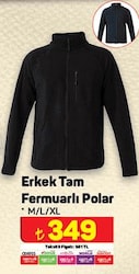 Erkek Tam Fermuarlı Polar image