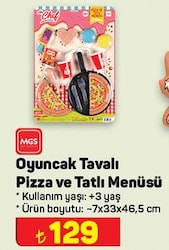 Mgs Oyuncak Tavalı Pizza ve Tatlı Menü image