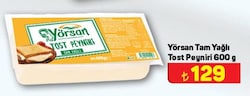 Yörsan Tam Yağlı Tost Peyniri 600 g image