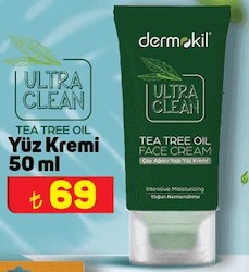 Dermokil Ultra Clean Yüz Kremi 50 ml image