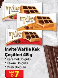 Invite Waffle Kek 45 g Çeşitleri image