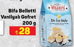 Bifa Bellotti Vanilyalı Gofret 200 g image