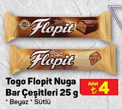 Togo Flopit Nuga Bar 25 g Çeşitleri image