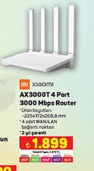 Xiaomi AX3000T 4 Port 3000 Mbps Router image