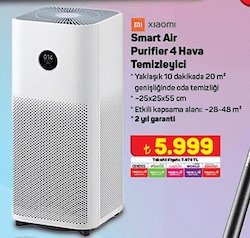 Xiaomi Smart Air Purifier 4 Hava Temizleyici image