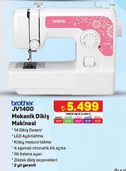 Brother JV1400 Mekanik Dikiş Makinesi image