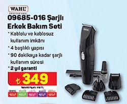 Wahl 09685-016 Şarjlı Erkek Bakım Seti image