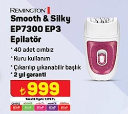 Remington EP7300 EP3 Smooth & Silky Epilatör image