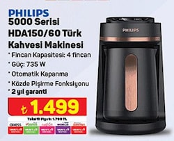 Philips 5000 Serisi HDA150/60 Türk Kahvesi Makinesi image