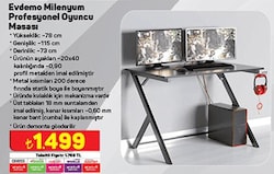 Evdemo Milenyum Prefosyonel Oyuncu Masası image