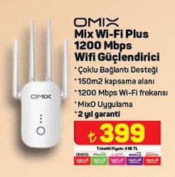 Omix Mix Wi-Fi Plus 1200Mbps Wifi Güçlendirici image