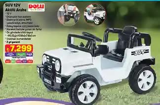 Dolu Suv 12V Akülü Araba image