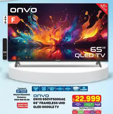 Onvo 650VF5000AQ 65inç QLED TV image