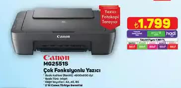 Canon MG2551S Çok Fonksiyonlu Yazıcı image