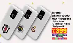 Taraftar Lisanslı 10000 mAh Powerbank image
