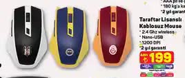 Taraftar Lisanslı Kablosuz Mouse image