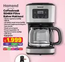 Homend Coffeebreak 5046H Filtre Kahve Makinesi image