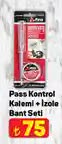 Pass Kontrol Kalemi + İzole Bandı Seti image
