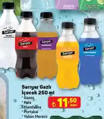 Sarıyer Gazlı İçecek 250 ml image