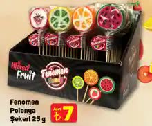 Mixed Fruit Fenomen Polonya Şekeri 25 g image