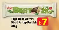 Togo Best Gofret Sütlü Antep Fıstıklı 46 g image