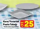 Kare/Yuvarlak Pasta Tabağı 25 image