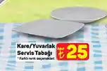 Kare/Yuvarlak Servis Tabağı image