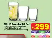 Otto 18 Parça Bardak Seti image