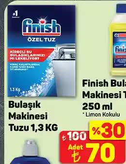 Finish Bulaşık Makinesi Tuzu 1,3 Kg image