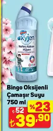 Bingo Oksijenli Çamaşır Suyu 750 ml image