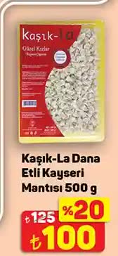 Kaşık-La Dana Etli Kayseri Mantısı 500 g image