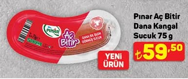 Pınar Aç Bitir Dana Kangal Sucuk 75 g image