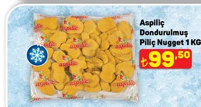 Aspiliç Dondurulmuş Piliç Nugget 1 Kg image