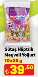 Sütaş Hüptrik Meyveli Yoğurt 10x35 G image